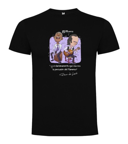 Camiseta ABueno Modelo Paco de Lucía Negra