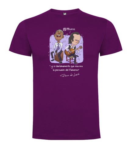 Camiseta ABueno Modelo Paco de Lucía Morada